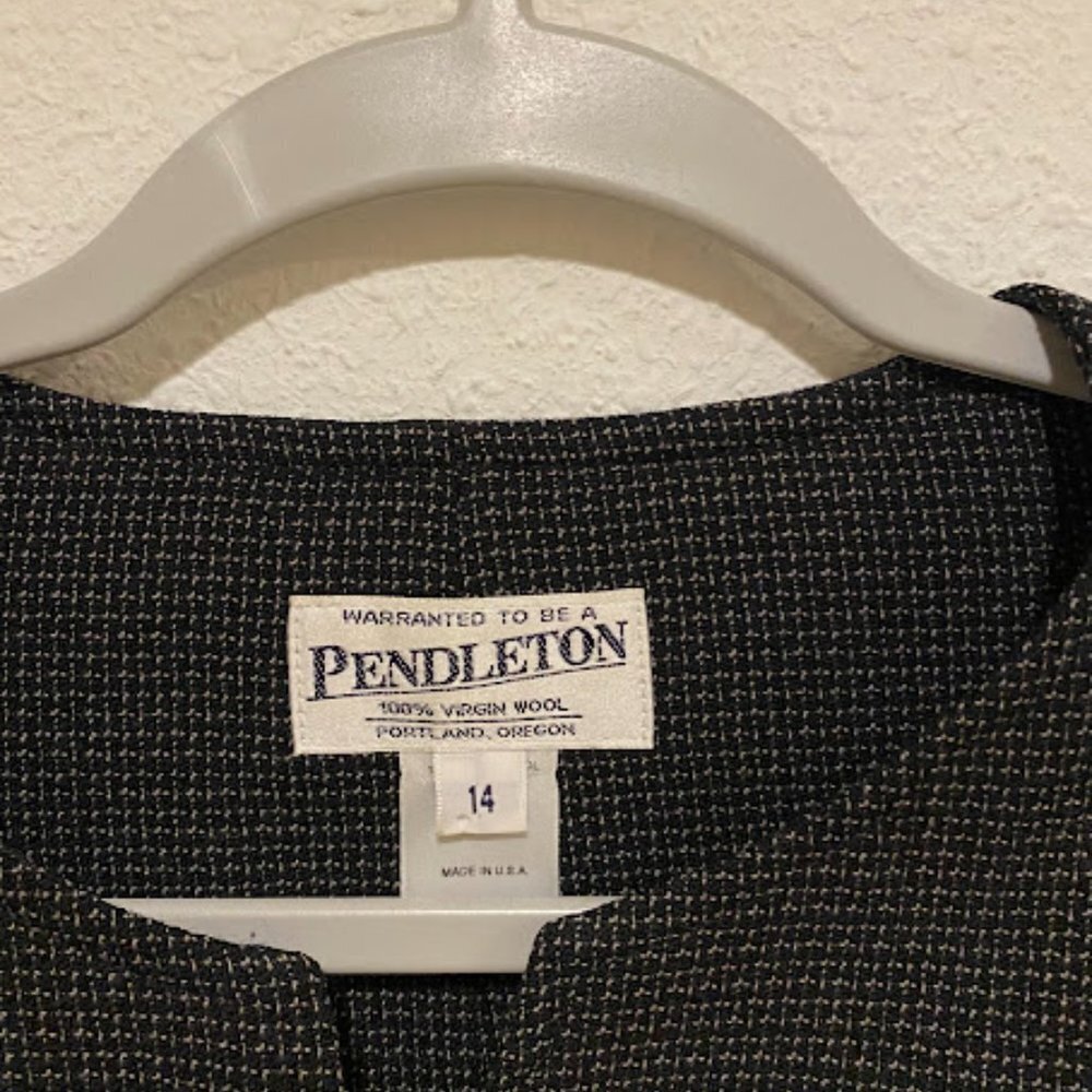 Pendleton Zip Up Blazer Jacket - Picture 2 of 4